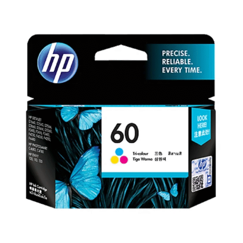 HP 60 Tri-color Original Ink Cartridge (CC643WA)