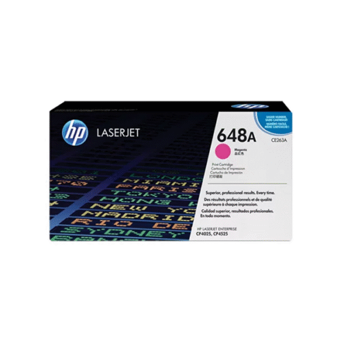 HP 648A Magenta Original LaserJet Toner Cartridge (CE263A)