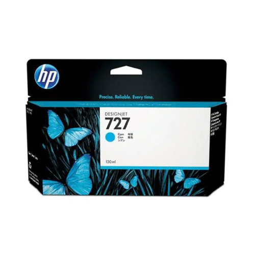 HP 727 130-ml Cyan DesignJet Ink Cartridge, B3P19A
