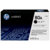 HP 80A Black Original LaserJet Toner Cartridge, CF280A