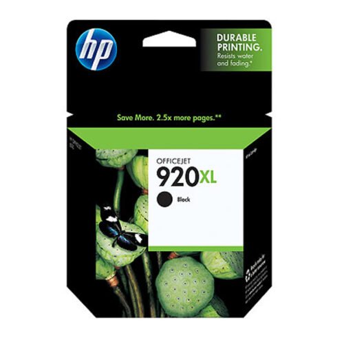HP 920XL High Yield Black Original Ink Cartridge CD975AE
