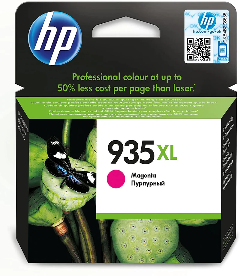 HP 935XL High Yield Magenta Original Ink Cartridge C2P25AE