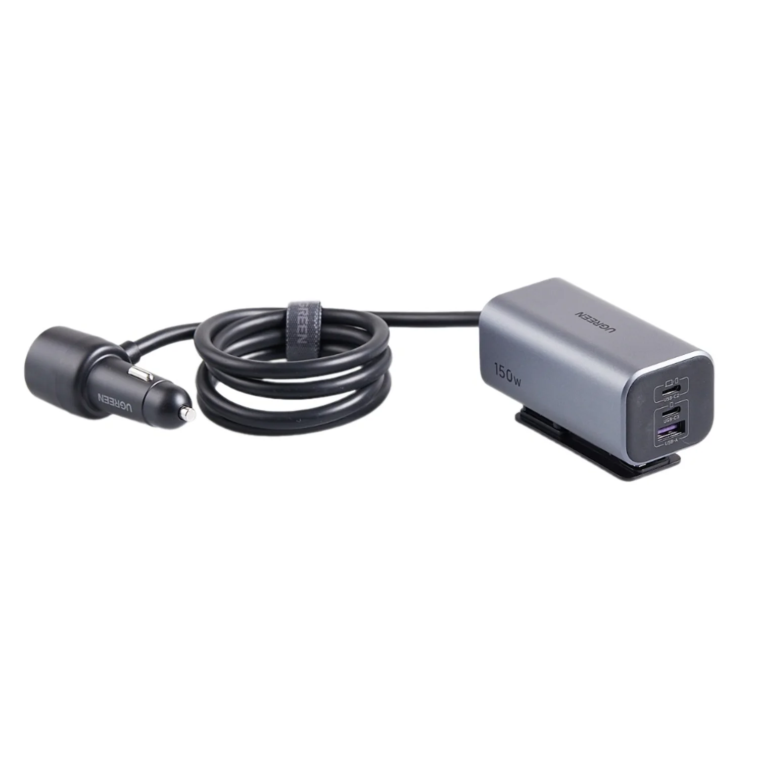 UGREEN 150W 4‑Port GaN Fast Car Charger – UG‑35571