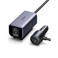 UGREEN 150W 4‑Port GaN Fast Car Charger
