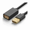 UGREEN USB 2.0 A Male to A Female Cable 1.5m (Black) – UG-10315