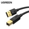 UGREEN USB 2.0 AM to BM Print Cable 3m (Black) – UG-10351