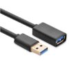 UGREEN USB 3.0 Extension Male Cable 3m (Black) – UG-30127