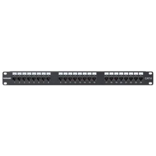 24-Port Cat6 UTP Patch Panel