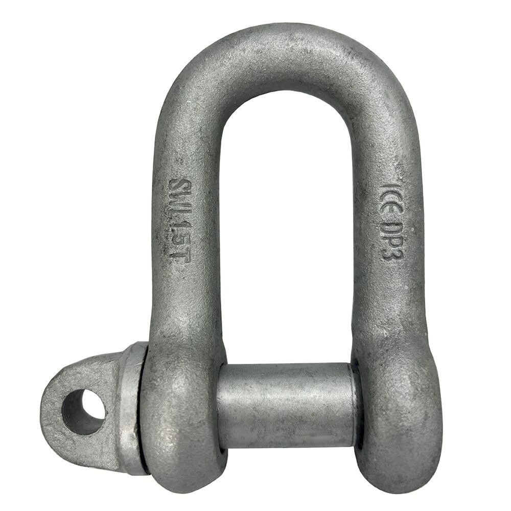 1-2 Galvanised Large D Shackle