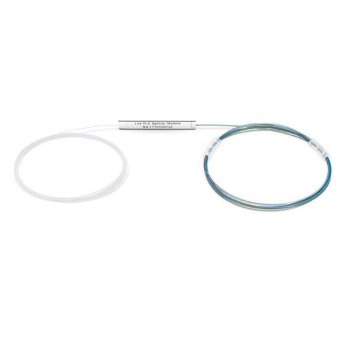 1X4 Bare PLC Steel Tube 250µm Single Mode Fiber Splitter