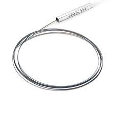 1X8 Bare PLC Steel Tube 250µm Single Mode Fiber Splitter