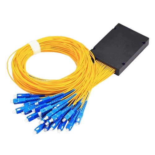 1 X 32 PVC 0.9mm fiber jacket SC/PC Rack Splitter connectors