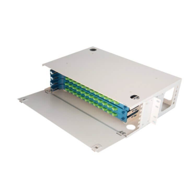 24 Core LC/UPC ODF with 12pcs duplex LC/UPC pre-connectorized ODF