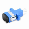 SC Simplex Multimode Blue Fiber Optic Adaptor