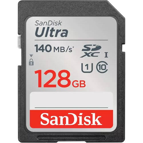 SanDisk 128GB SDXC Class 10 Memory Card for Digital Cameras