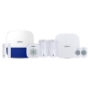 Drom power DAHUA DHI-ART-ARC3000H-03-W2 Wireless Alarm Kit The Drom power DAHUA DHI-ART-ARC3000H-03-W2 Wireless Alarm Kit is a smart intrusion alarm solution designed for homes, villas, apartments, shops, offices, and small business premises that need reliable wireless perimeter and indoor protection with app-based monitoring. This kit combines a Dahua wireless alarm hub, wireless PIR motion detector, wireless door detector, and wireless keyfob, giving users a ready-to-deploy security package for entry-point monitoring and indoor motion detection. With support for up to 150 wireless peripherals, Wi-Fi and Ethernet connectivity, two-way wireless communication, video linkage in the app, SOS emergency alarm, frequency hopping for communication stability, and cloud-based remote management, it is a practical solution for modern residential and light commercial alarm installations. Product Features Complete Wireless Alarm Kit The DAHUA DHI-ART-ARC3000H-03-W2 is supplied as a complete wireless alarm kit that includes the ARC3000H-W2 alarm hub, wireless PIR detector, wireless door detector, and wireless keyfob. This makes it suitable for quick deployment in homes, offices, shops, and apartments where a compact standalone alarm solution is needed. Supports Up to 150 Wireless Peripherals The hub supports up to 150 wireless peripherals, including 6 sirens, 64 wireless keyfobs, repeaters, keypads, and compatible Dahua wireless detectors. This allows the system to be expanded over time as security requirements grow. Wi-Fi and Ethernet Connectivity The alarm hub supports both Wi-Fi and RJ45 Ethernet network connectivity, giving installers flexibility when connecting the system to the local network and Dahua cloud services. This helps support mobile notifications, remote management, and app-based alarm control. Two-Way Wireless Communication with Frequency Hopping The system uses two-way wireless communication together with frequency hopping technology to improve communication stability between the hub and connected wireless devices. This helps maintain reliable detector reporting and overall alarm performance in daily use. Video Linkage and App-Based Control The kit supports video linkage on the Dahua app, allowing alarm events to be linked with supported video devices for easier event verification. Dahua also supports remote management and notifications through DMSS for end users and Dahua installer platforms. SOS Emergency Alarm and Peripheral Status Display The system supports an SOS emergency alarm and can display the status of connected peripherals, including signal strength, battery level, temperature, and program version. This helps users and installers monitor system health more easily. Backup Battery and Flexible Installation The hub supports wall-mount or desktop installation and includes backup battery standby for continued operation during short power interruptions. Its compact size makes it easy to install in homes, offices, shops, and reception areas. Product Specifications • Brand: Drom power Dahua • Model: DHI-ART-ARC3000H-03-W2 • Product Type: Wireless Alarm Kit • Kit Components: Alarm hub + wireless PIR detector + wireless door detector + wireless keyfob • Hub Model: ARC3000H-W2 • Wireless Peripheral Capacity: Up to 150 wireless peripherals • Supported Wireless Devices: Up to 6 sirens, 64 keyfobs, repeaters, keypads, PIR cameras, and detectors • Network Connectivity: Wi-Fi + 1 × RJ45 10/100 Mbps Ethernet port • Wi-Fi Frequency Range: 2400–2483.5 MHz • Wireless Communication: Two-way wireless communication • Wireless Features: Frequency hopping / encrypted wireless communication • Video Linkage: Supported on app • Emergency Function: SOS emergency alarm • Peripheral Status Monitoring: Signal strength / battery level / temperature / program version • Hub Installation: Wall mount / desktop • Hub Power Supply: 12V DC, 1.5A • Hub Backup Battery: Standby battery support up to 12 hours • Hub Operating Temperature: -10°C to +50°C • Hub Operating Humidity: 10%–90% RH • Hub Dimensions: 163 × 163 × 32 mm • Hub Casing: PC + ABS • Keyfob Functions: Home / Away / Disarm / SOS • Door Detector: Wireless magnetic contact detector • PIR Detector: Wireless indoor motion detector • App Support: DMSS / Dahua cloud management platform • Certifications: CE, EN 50131 series (varies by regional version)