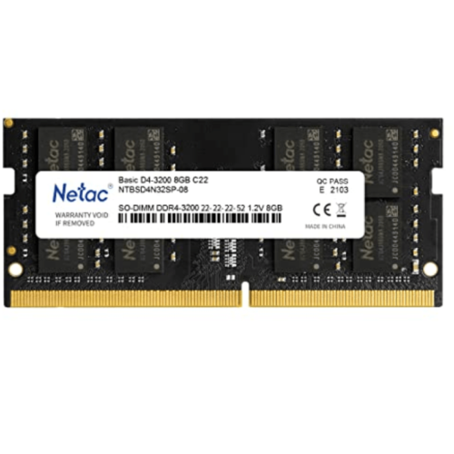 Netac 4GB DDR4 2666MHz CL19 Laptop RAM