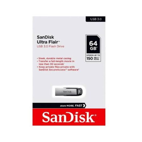 SanDisk Ultra Flair 64GB USB 3.0 Flash Drive