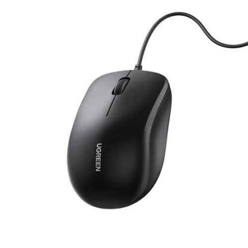 UGREEN 90789 USB Wired Optical Mouse 1200 DPI – Black