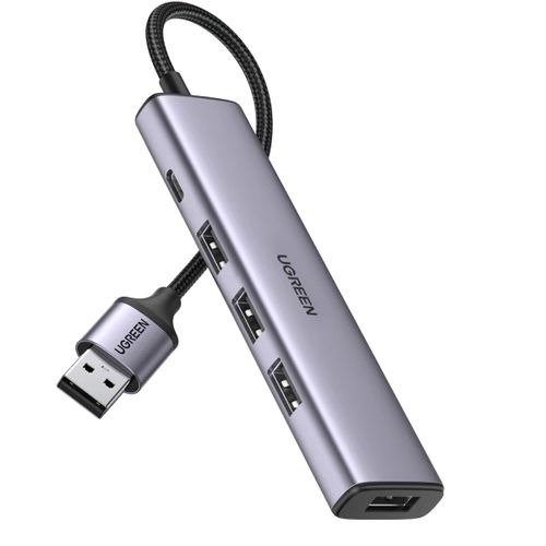 UGREEN CM219 4-Port USB 3.0 Hub with USB-C Power Supply – UG-15548