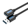 Vention USB 2.0 A Male to A Female Extension Cable 3M Black PVC Type
