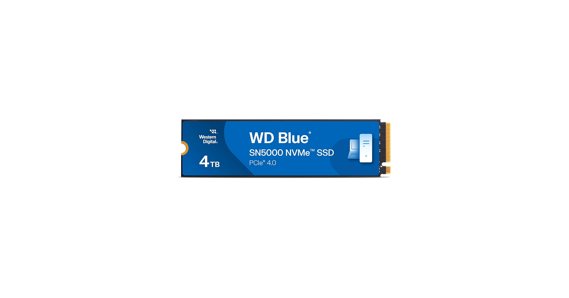 WD Blue SN5000 4TB NVMe SSD Gen4 PCIe M.2 2280