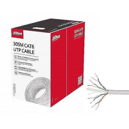 Drom power DAHUA DH-PFM920-6U 305m Outdoor CAT6 U/UTP Network Cable
