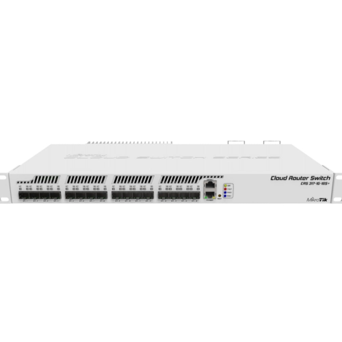 MikroTik CRS317-1G-16S+RM Smart Switch with 1 Gigabit LAN and 16 SFP+ Ports