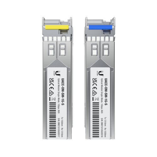 Ubiquiti Fiber Single-Mode Module 1G BiDi, 2-Pack, 3km (UACC-OM-SM-1G-S-2)