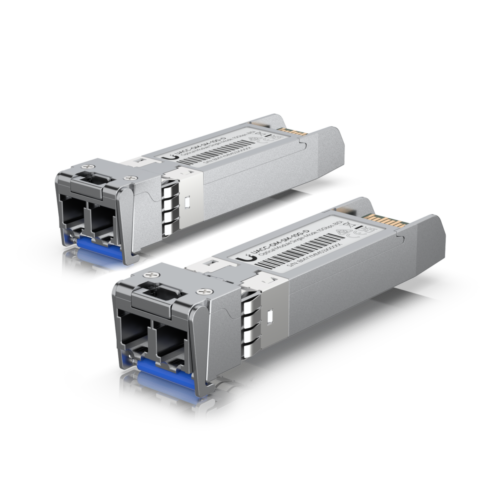 Ubiquiti UFiber SFP+ Single-Mode Module 10Gbps, 10km, 2-Pack (UACC-OM-SM-10G-D-2)